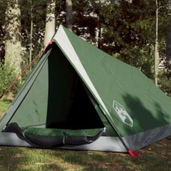 Tente de camping 2 personnes vert imperméable