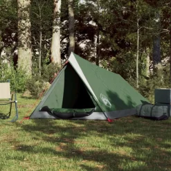 Tente de camping 2 personnes vert imperméable