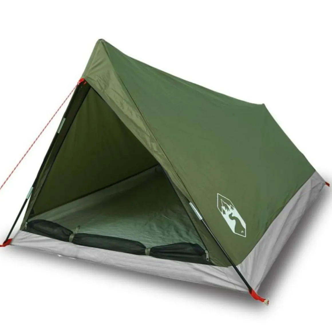 Tente de camping 2 personnes vert olive imperméable