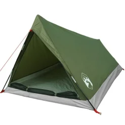 Tente de camping 2 personnes vert olive imperméable