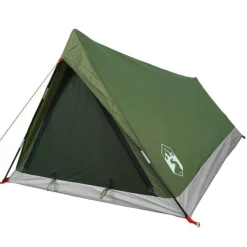 Tente de camping 2 personnes vert olive imperméable
