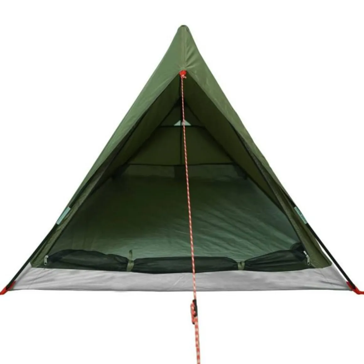 Tente de camping 2 personnes vert olive imperméable