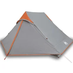 Tente de camping 2 personnes gris imperméable