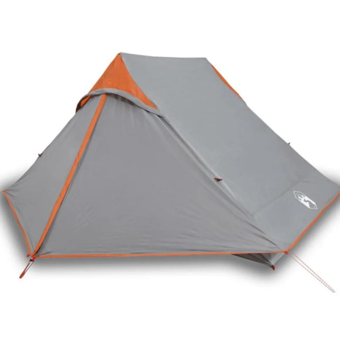 Tente de camping 2 personnes gris imperméable