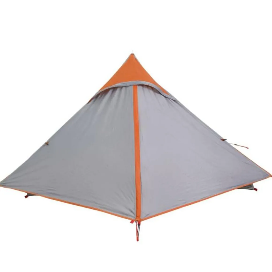 Tente de camping 2 personnes gris imperméable