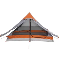Tente de camping 2 personnes gris imperméable