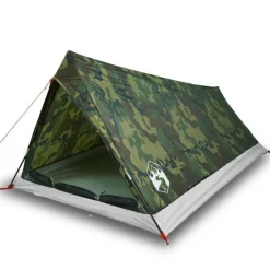 Tente de camping 2 personnes camouflage imperméable