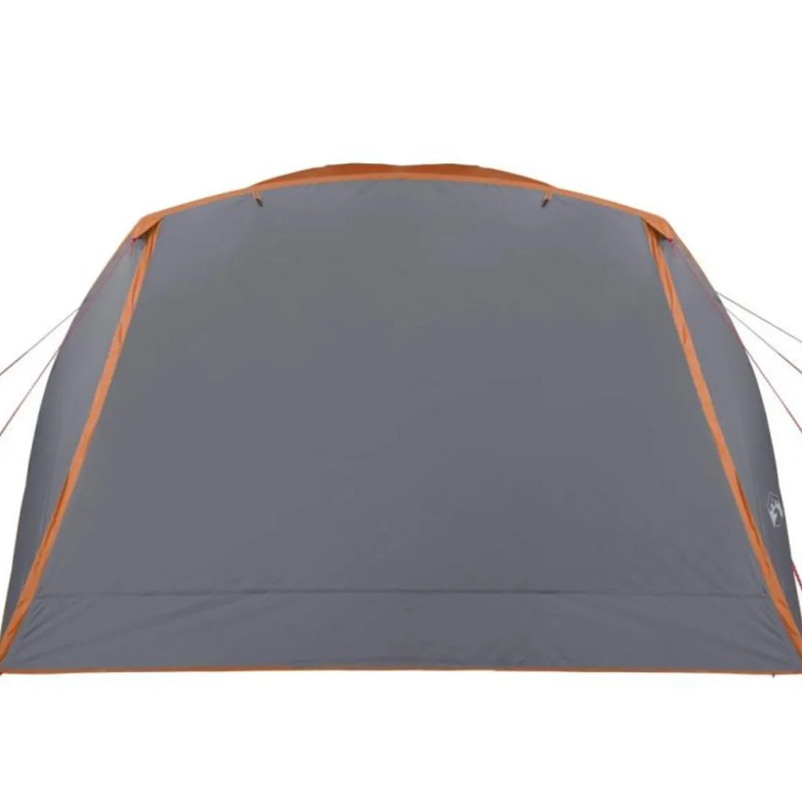 Tente de camping avec porche 4 personnes orange imperméable