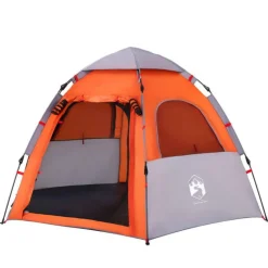 Tente de camping cabine 4 personnes libération rapide