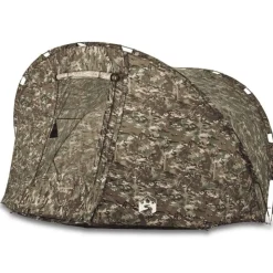 Tente de pêche 5 personnes camouflage imperméable