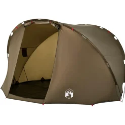 Tente de pêche 5 personnes vert olive imperméable