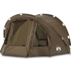 Tente de pêche 4 personnes vert olive imperméable