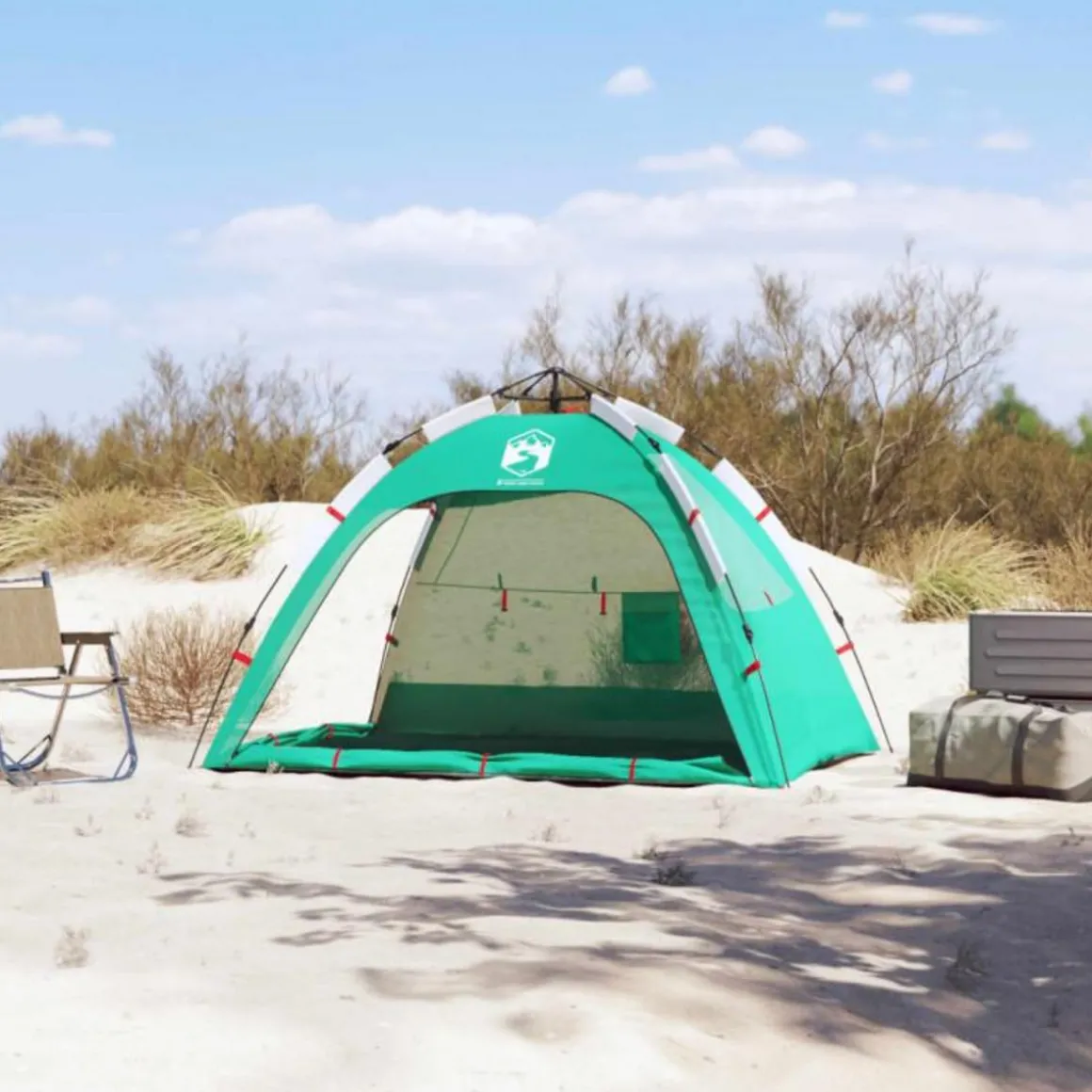 Tente de plage 2 personnes libération rapide imperméable