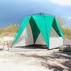 Tente de plage 4 personnes libération rapide imperméable