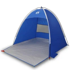 Tente de plage 3 personnes bleu azuré imperméable