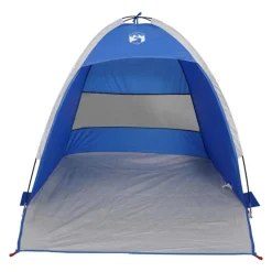 Tente de plage 3 personnes bleu azuré imperméable