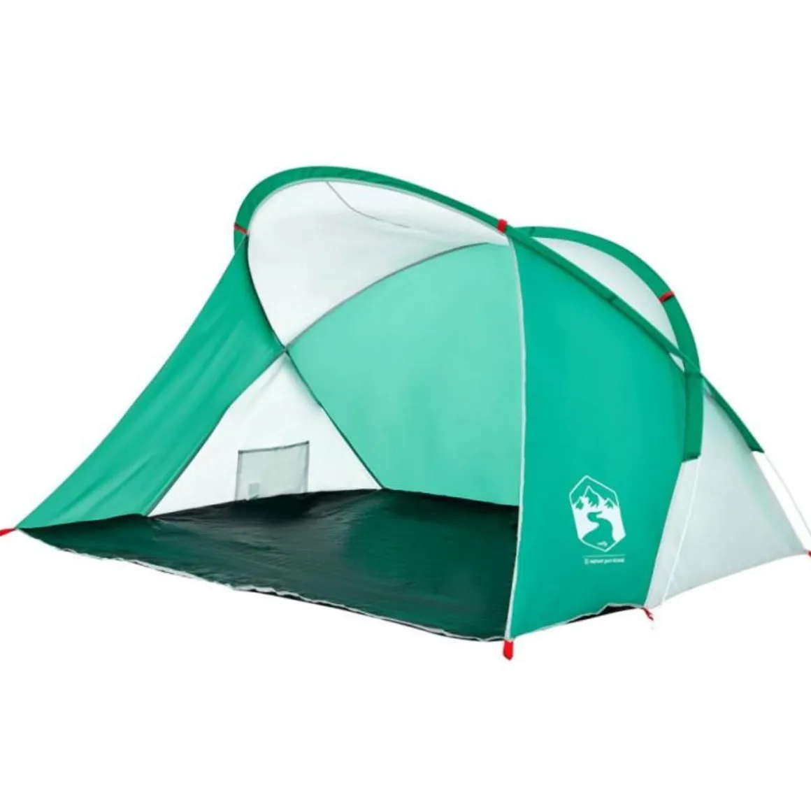 Tente de plage 2 personnes vert d eau escamotable imperméable