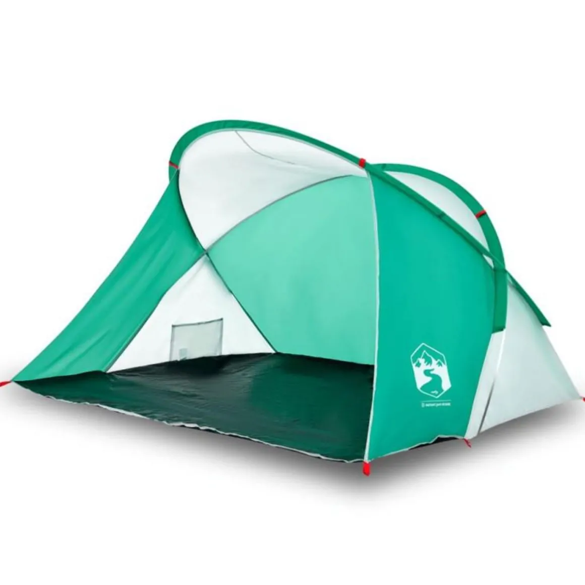 Tente de plage 2 personnes vert d eau escamotable imperméable