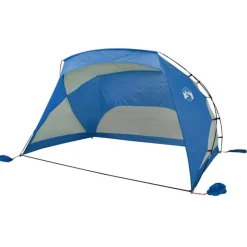 Tente de plage bleu azuré 274x178x170 148 cm 185T polyester