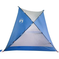 Tente de plage bleu azuré 274x178x170 148 cm 185T polyester
