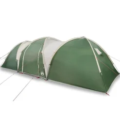 Tente familiale à dôme 8 personnes vert imperméable