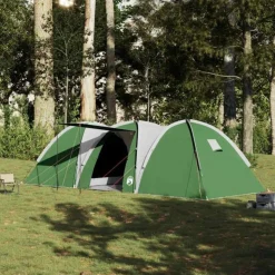 Tente familiale à dôme 8 personnes vert imperméable