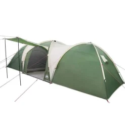 Tente familiale à dôme 8 personnes vert imperméable