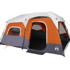Tente familiale avec LED 9 personnes à dégagement rapide