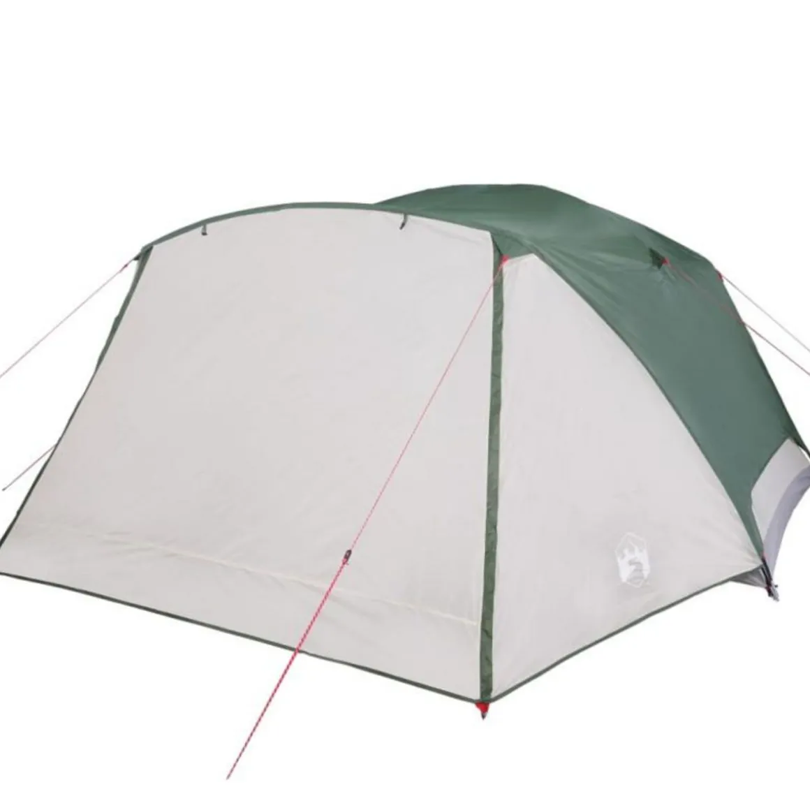 Tente familiale avec porche 6 personnes vert imperméable