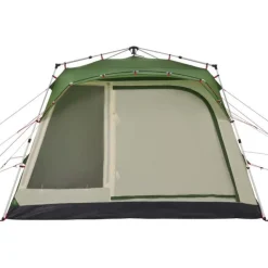 Tente familiale cabine 7 personnes vert dégagement rapide