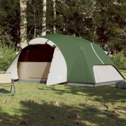 Tente familiale Crossvent 8 personnes vert imperméable