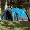 Tente familiale tipi 8 personnes bleu imperméable