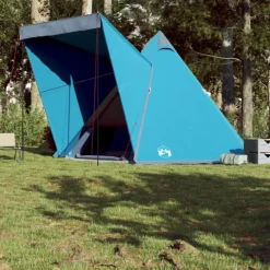 Tente familiale tipi 6 personnes bleu imperméable