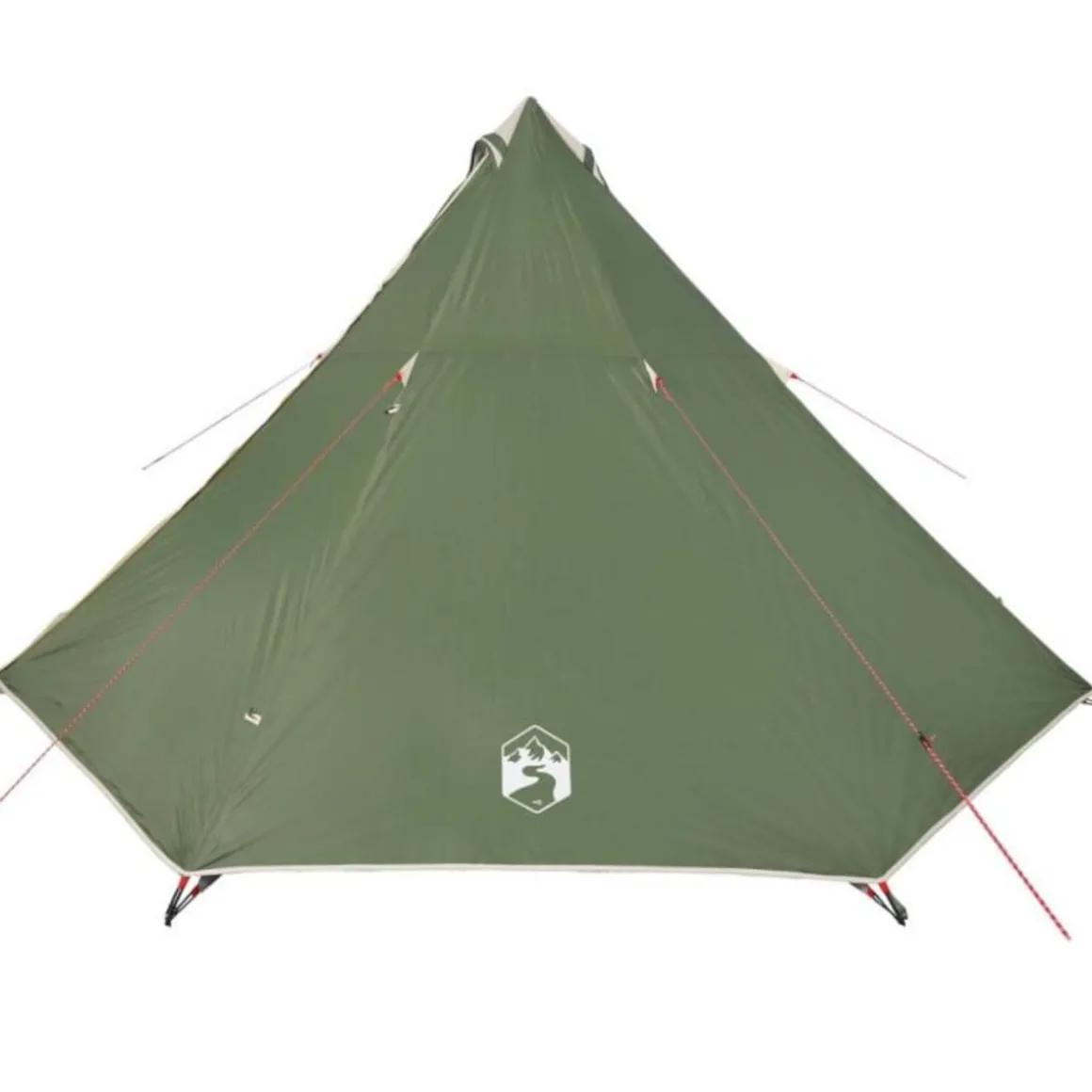 Tente familiale tipi 8 personnes vert imperméable