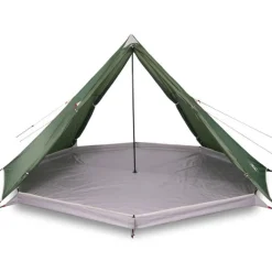 Tente familiale tipi 8 personnes vert imperméable