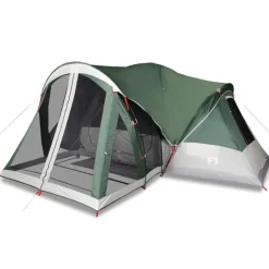 Tente familiale tipi 8 personnes vert imperméable