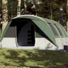 Tente familiale tunnel 7 personnes vert imperméable