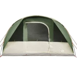 Tente familiale tunnel 7 personnes vert imperméable
