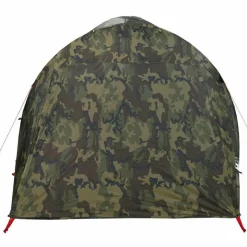 Tente familiale tunnel 6 personnes camouflage imperméable