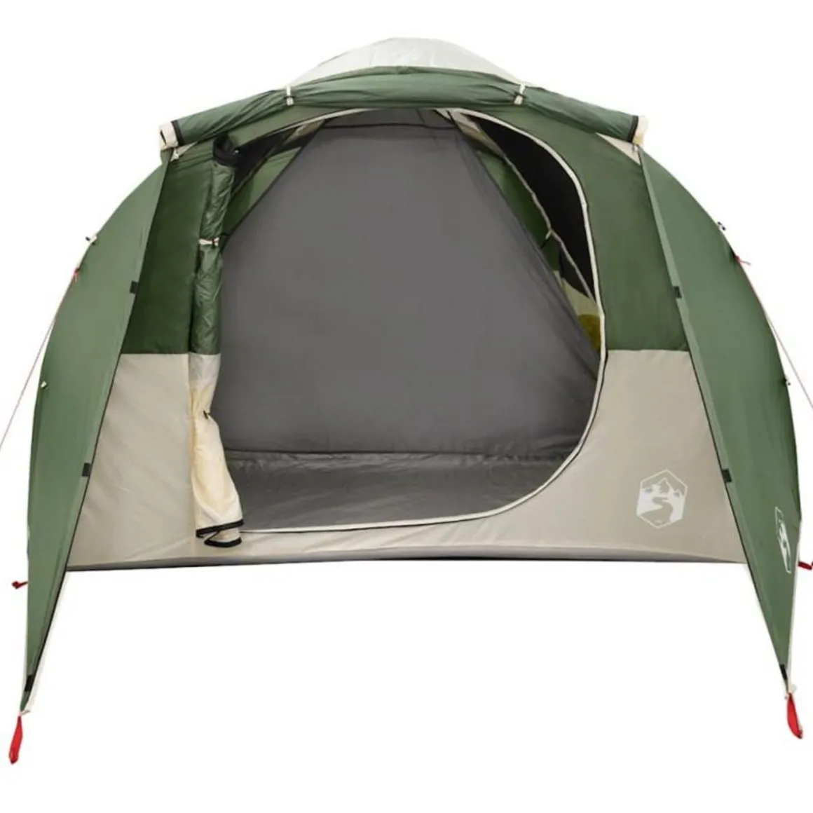 Tente familiale tunnel 6 personnes vert imperméable