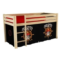Tente Textile pour Lit Pino Pirates II Noir