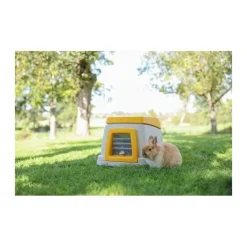 Terrier de lapin - KERBL - BUNNY BASE KIT - Habitat parfait - Cavité instinct