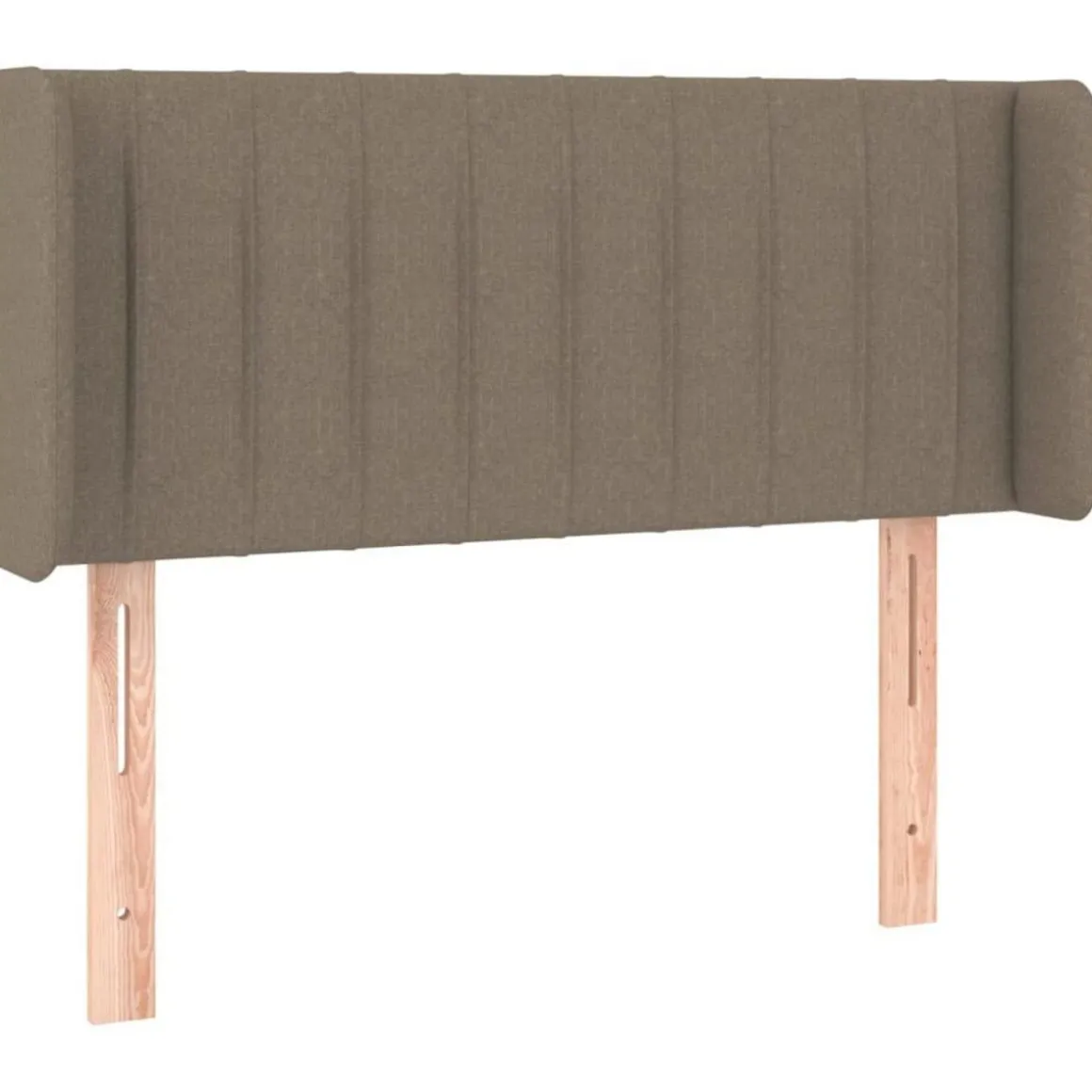 Tete de lit a LED Taupe 93x16x78/88 cm Tissu