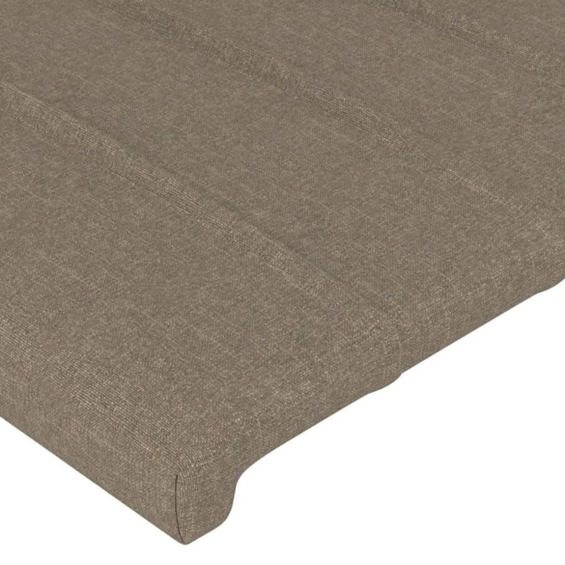 Tete de lit a LED Taupe 93x16x78/88 cm Tissu