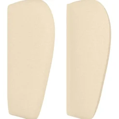 Tete de lit avec oreilles Creme 83x23x78/88 cm Tissu