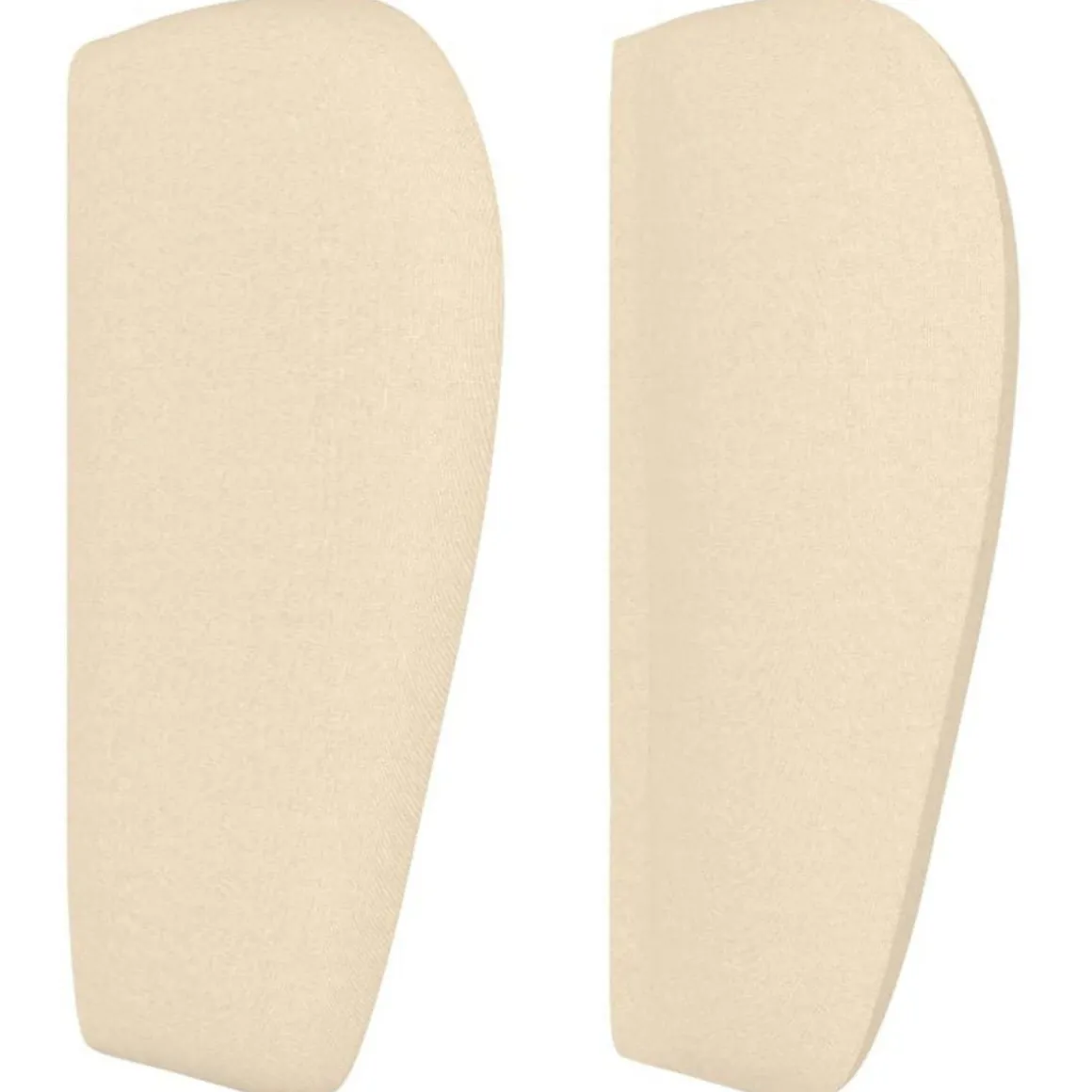 Tete de lit avec oreilles Creme 83x23x78/88 cm Tissu