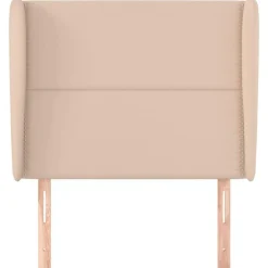 Tete de lit avec oreilles Cappuccino 103x23x118/128 cm