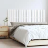 Tete de lit murale Blanc 147x3x60 cm Bois massif de pin