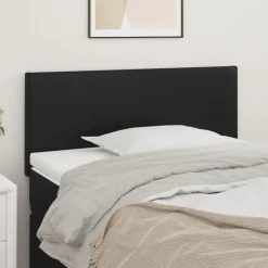 Tete de lit Noir 90x5x78/88 cm Similicuir