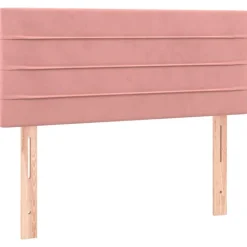 Tete de lit Rose 100x5x78/88 cm Velours